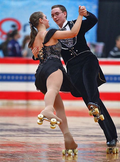 In <strong>roller skating</strong>, a person uses a pair of boots with attached wheels. . Roller skating figure skating